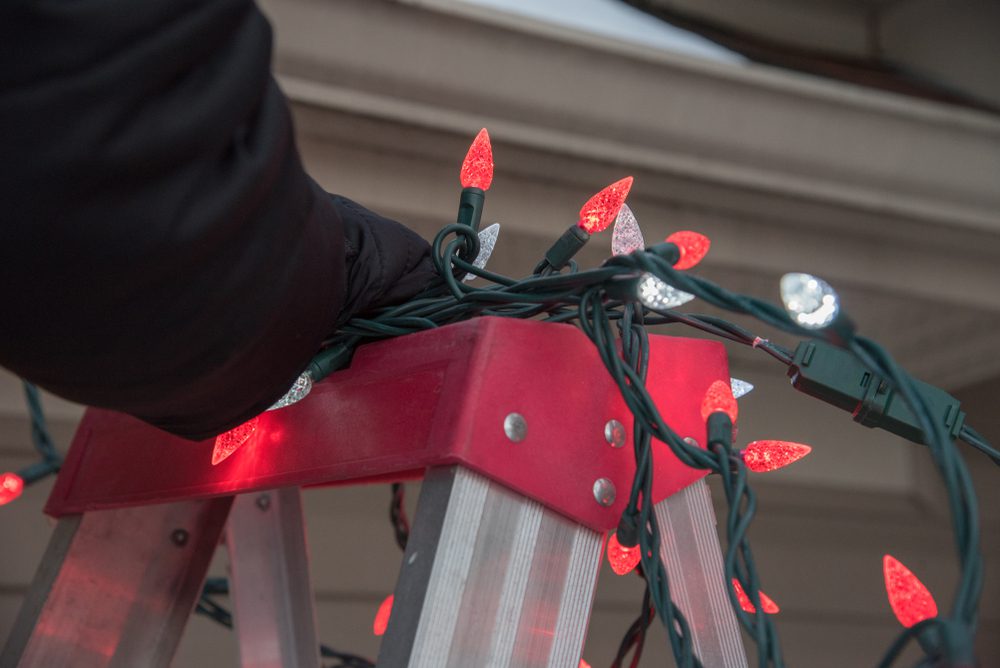 Installing Christmas Lights On Your Roof